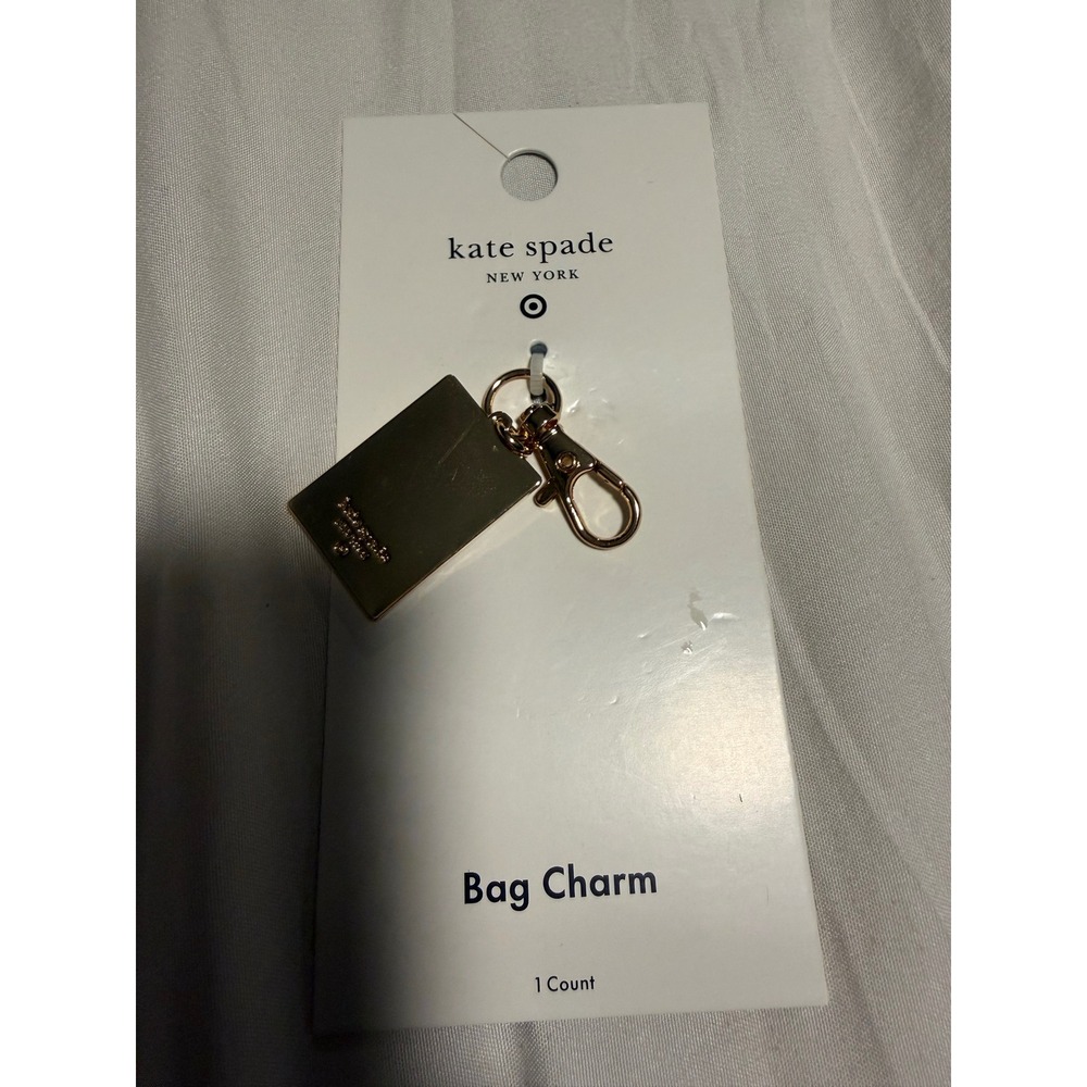 Kate Spade New‎ York for Target Gold Bag Charm Keychain Lobster Clasp NWT